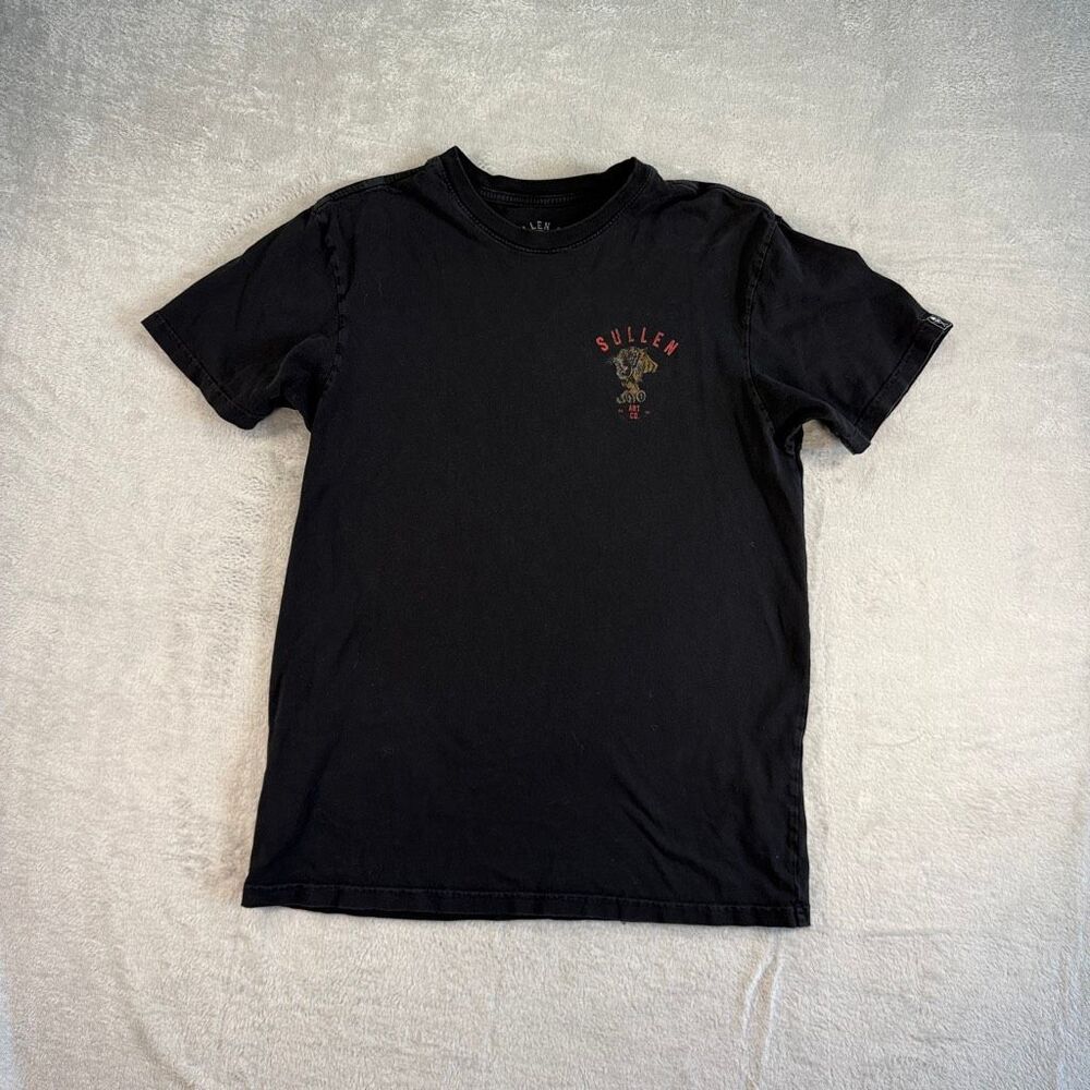 Sullen Graphic T Shirt Skull Tiger Size Medium. C